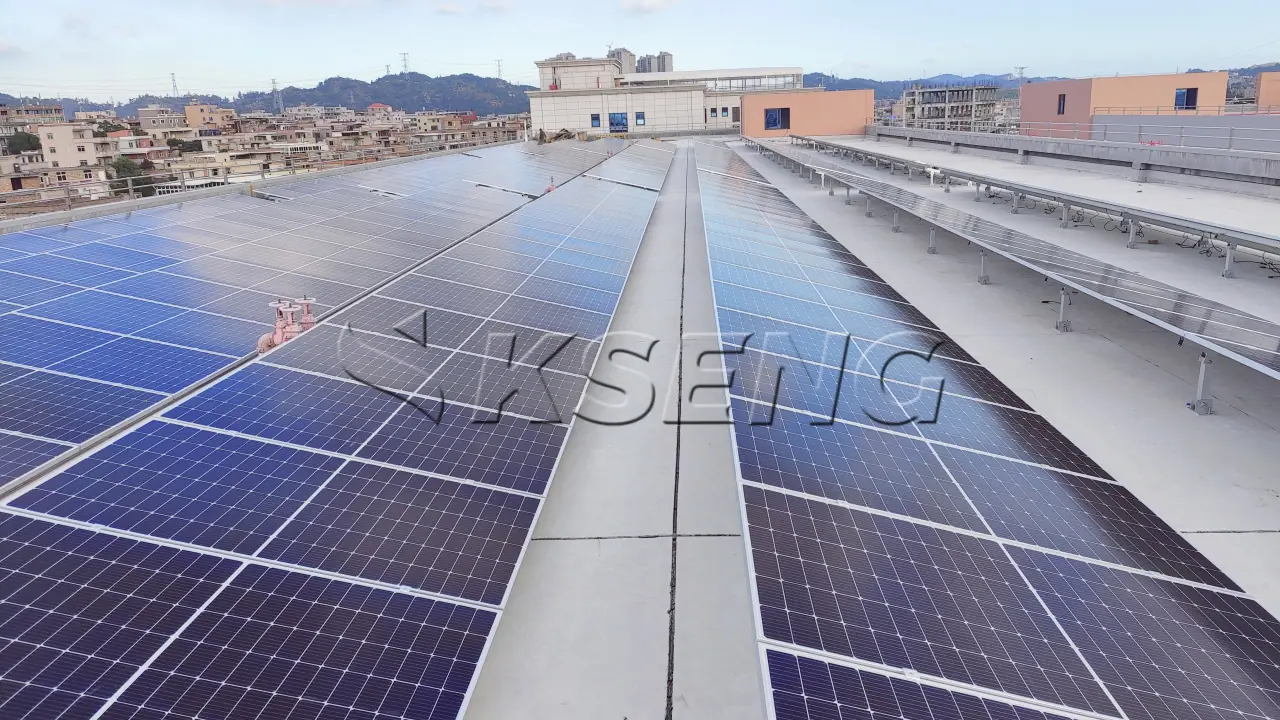 厦门惠安屋顶光伏支架1.3MW