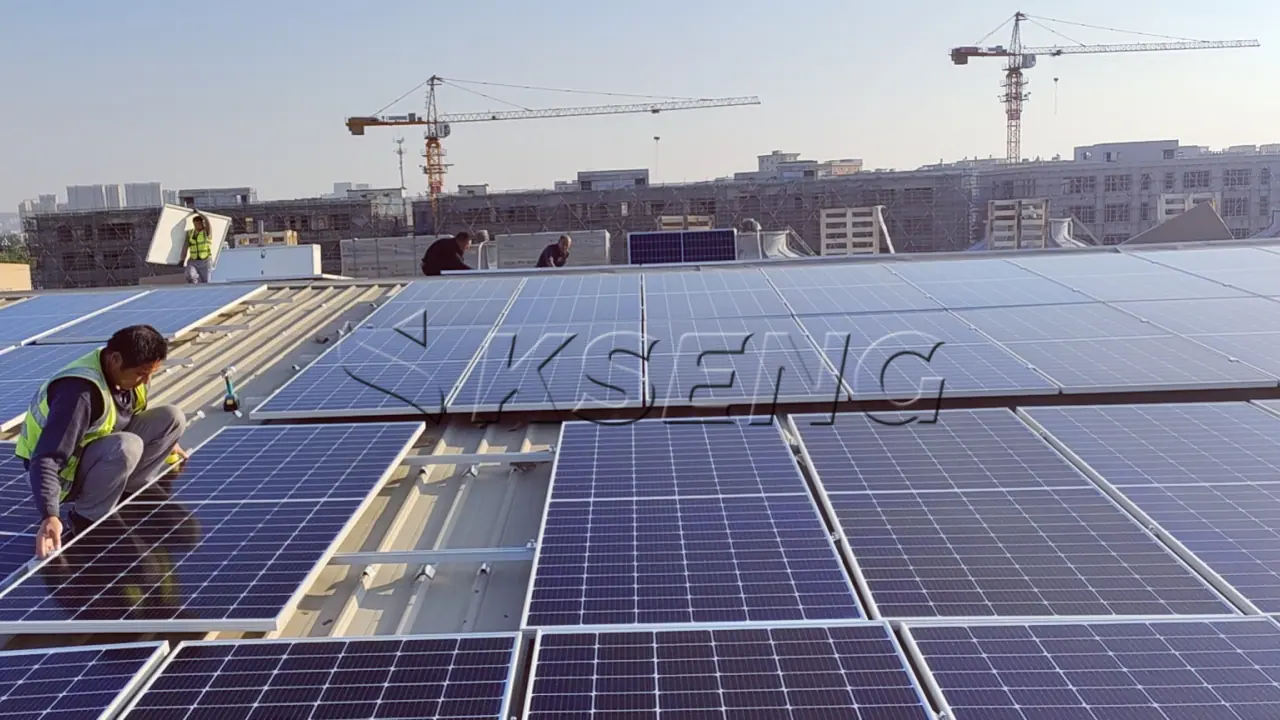 厦门惠安屋顶光伏支架1.3MW