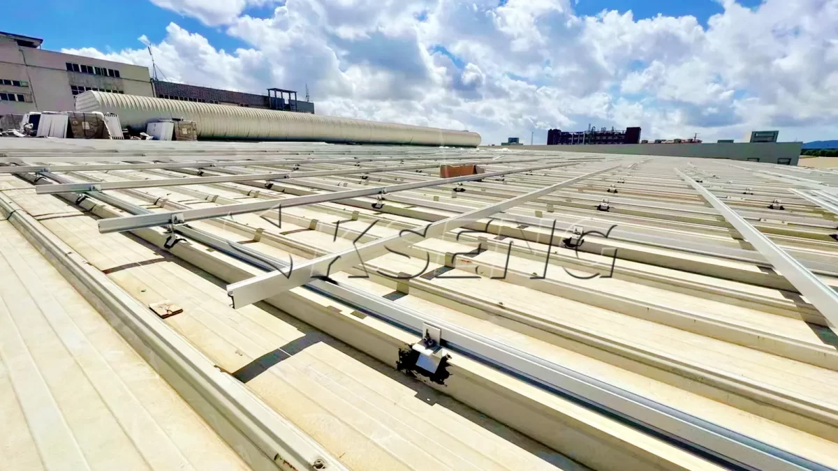 厦门杏林屋面光伏支架200KW