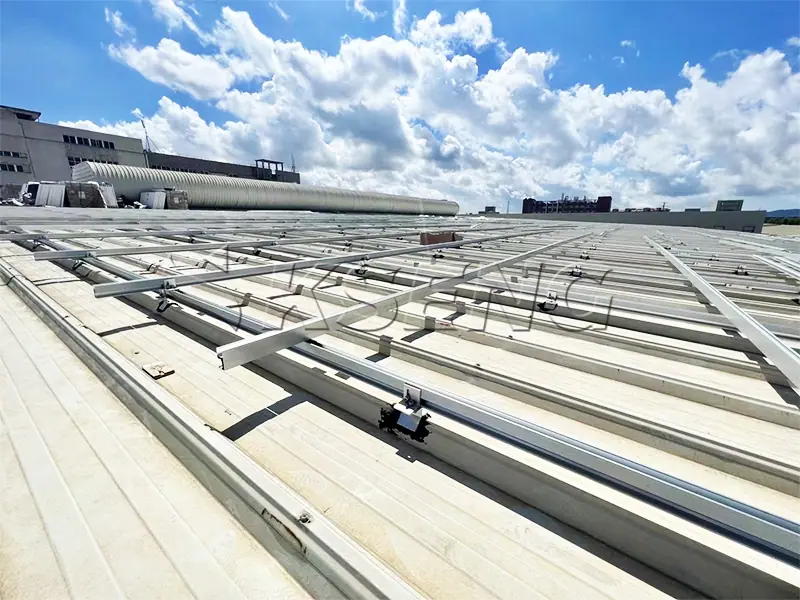 厦门杏林屋面光伏支架200KW
