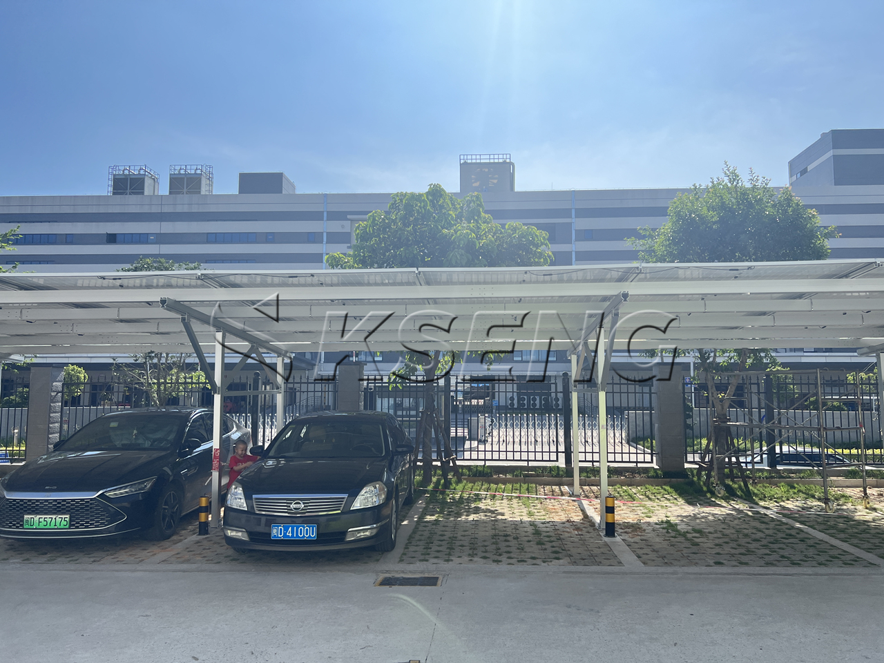 福建厦门车棚光伏支架案例
