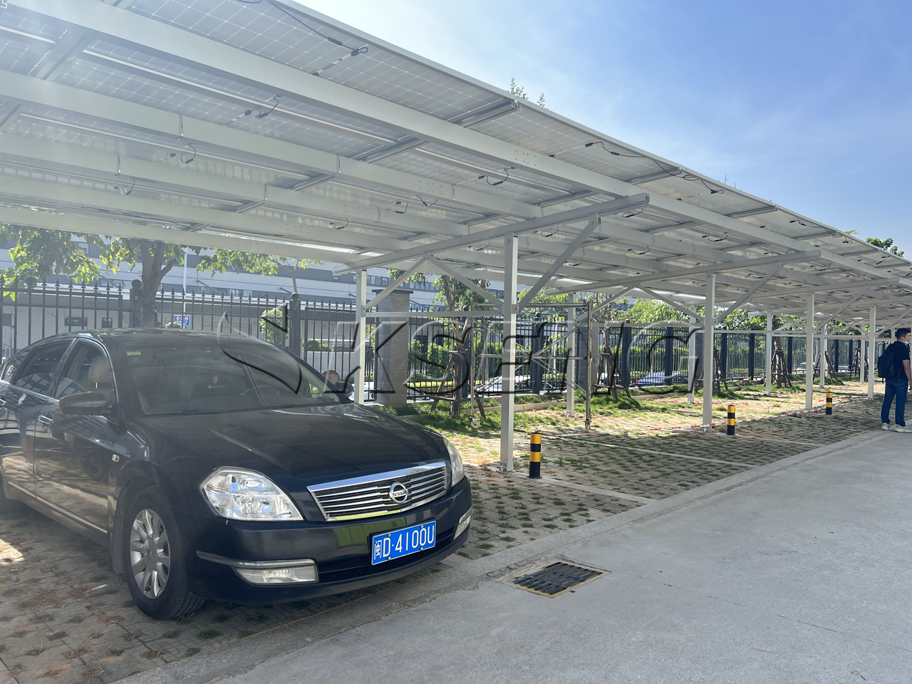 福建厦门车棚光伏支架案例