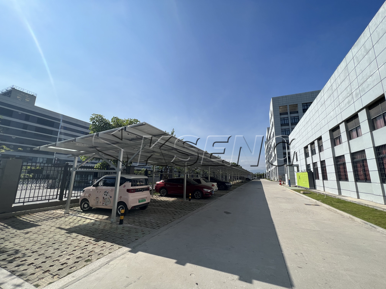 福建厦门车棚光伏支架案例