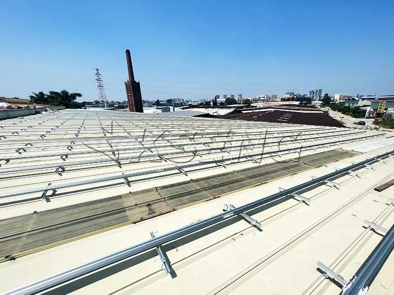 广东惠州BIPV屋顶光伏支架3.5MW