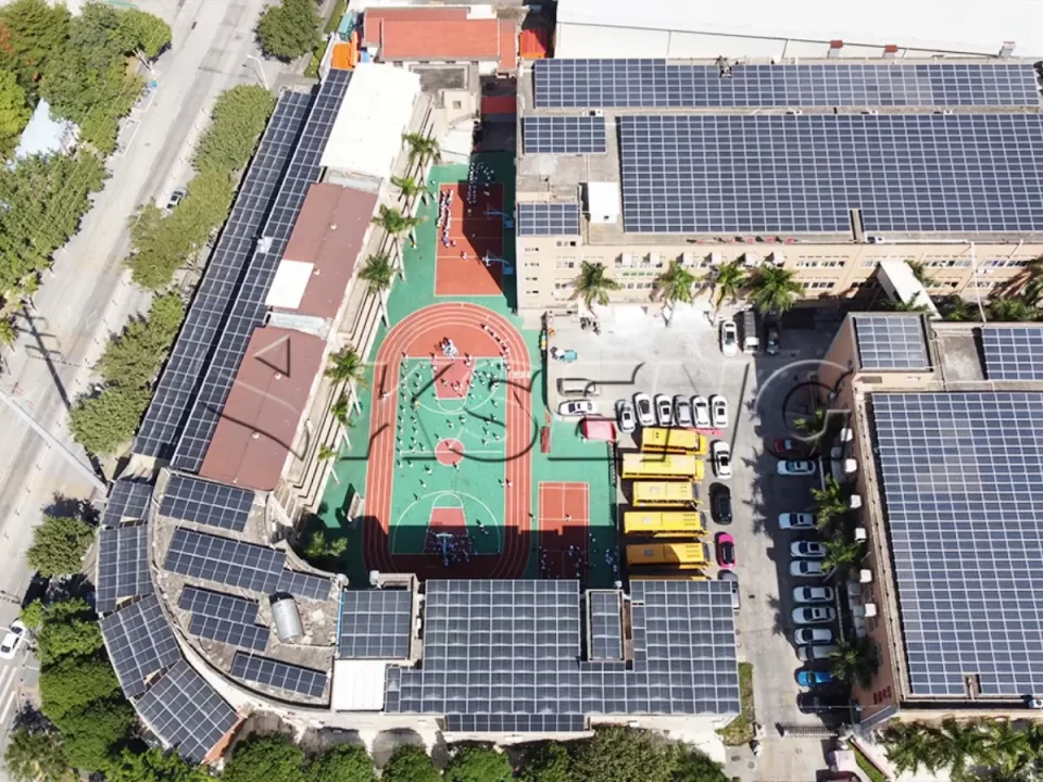 厦门杏林平屋顶光伏支架800KW