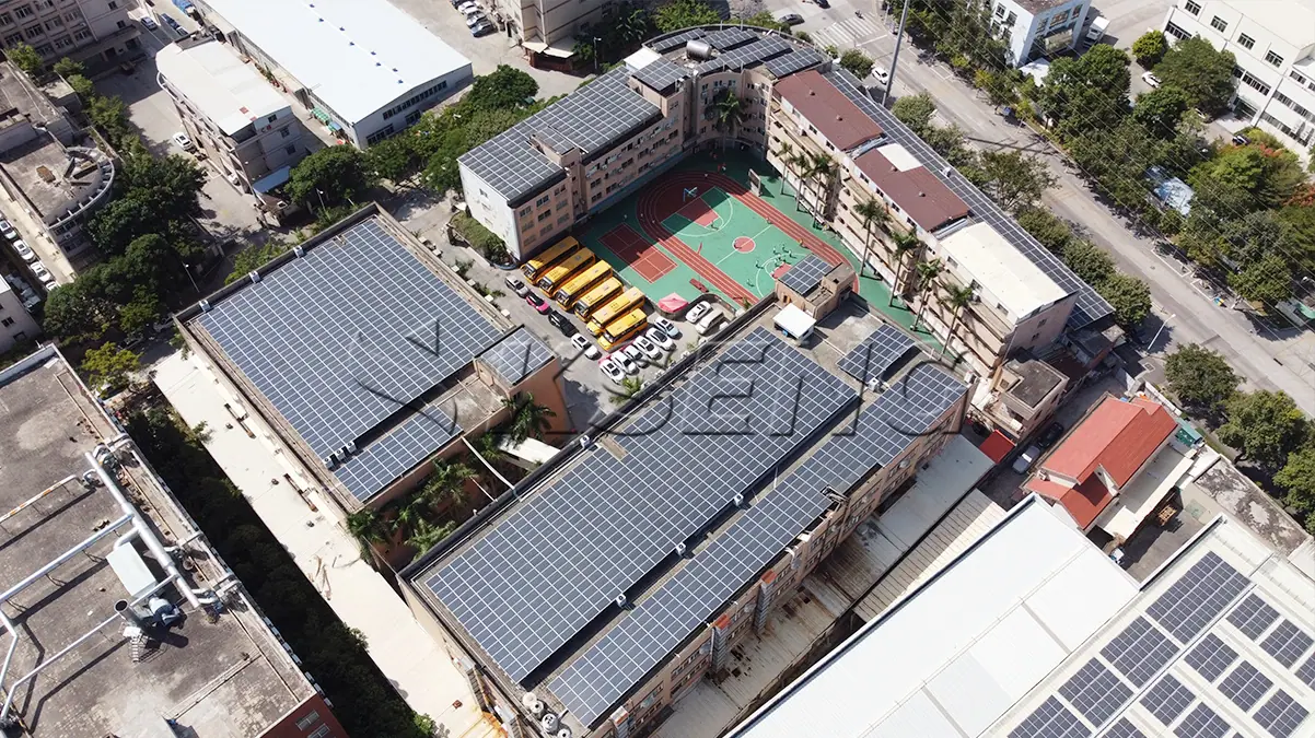 厦门杏林平屋顶光伏支架800KW
