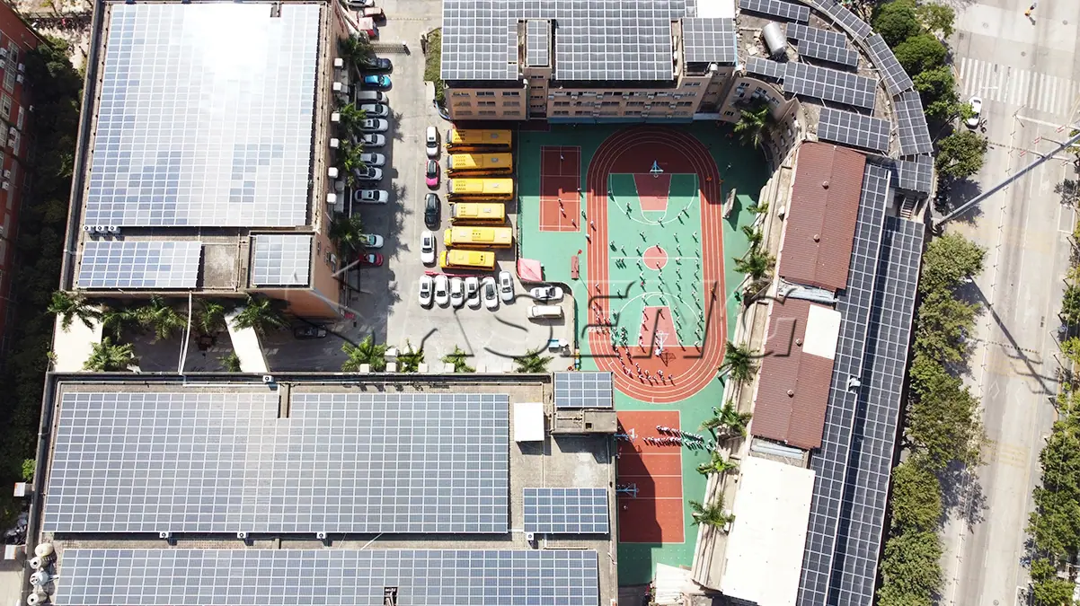 厦门杏林平屋顶光伏支架800KW