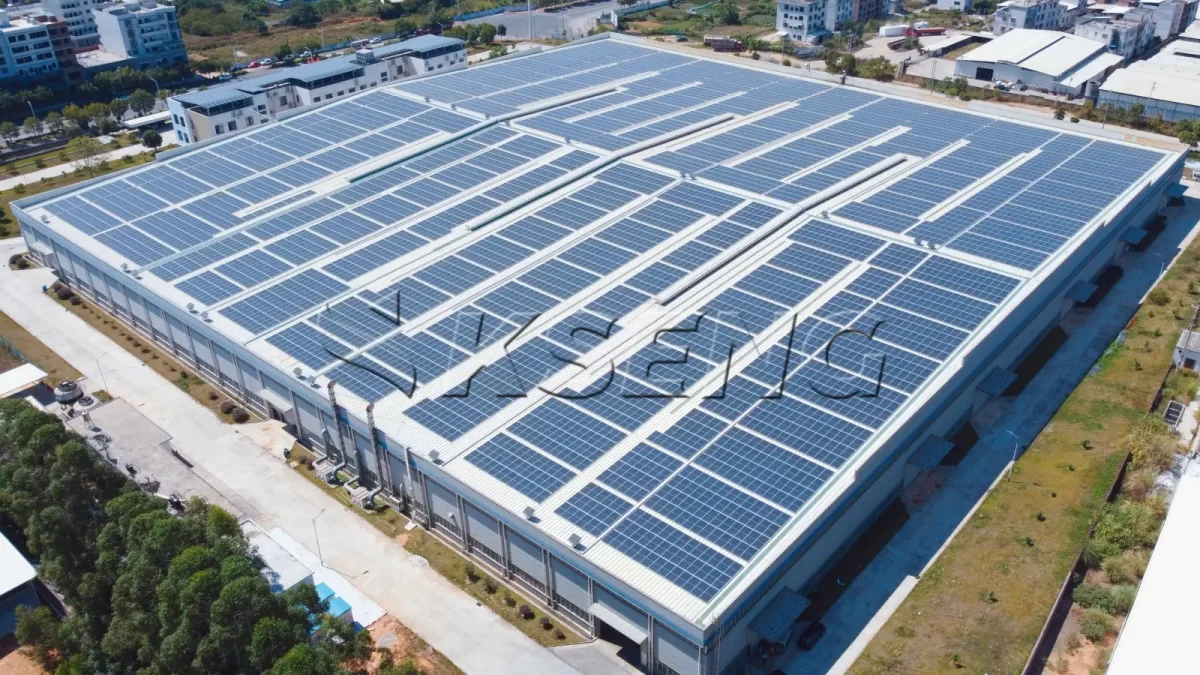 福建龙岩屋顶光伏支架4.58MW