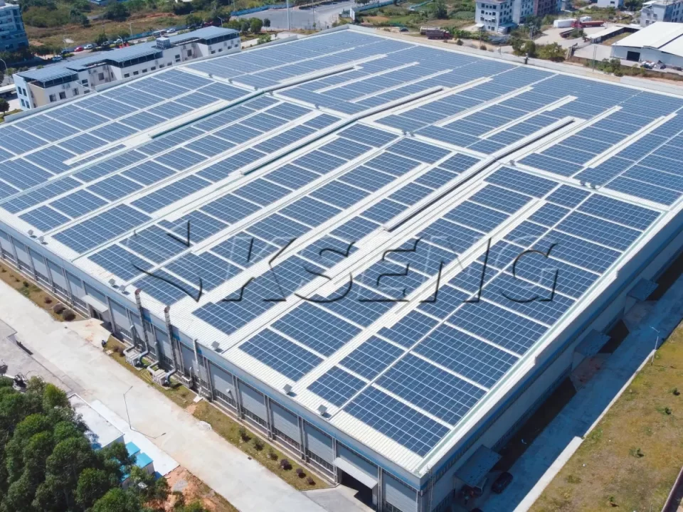 福建龙岩屋顶光伏支架4.58MW