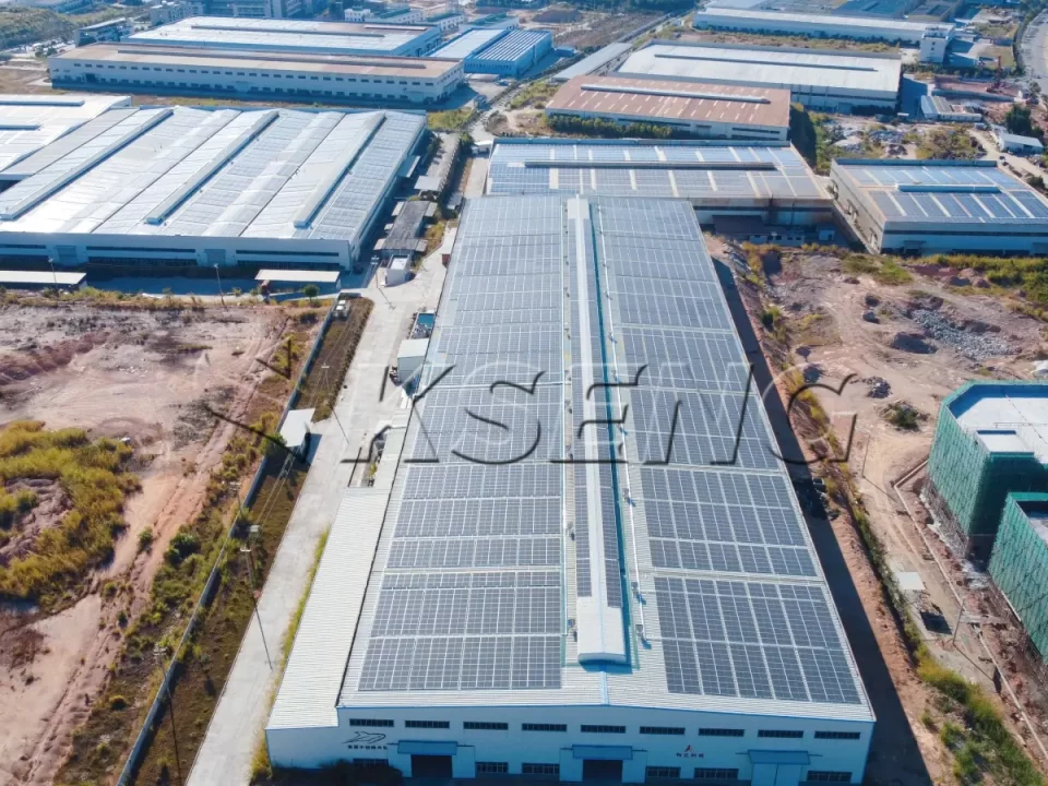 龙岩武平彩钢瓦光伏支架2.274MW