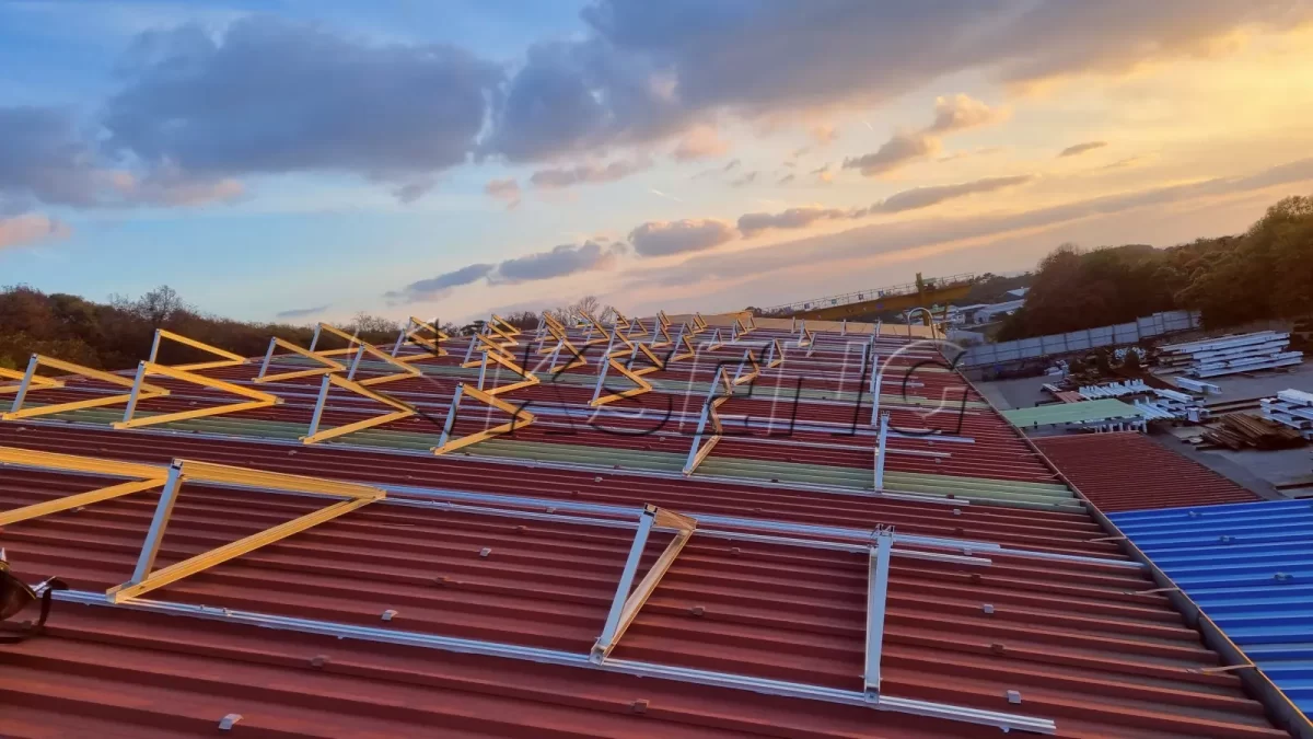 韩国京畿道屋面光伏支架199.52KW