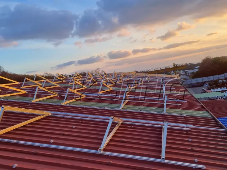 韩国京畿道屋面光伏支架199.52KW
