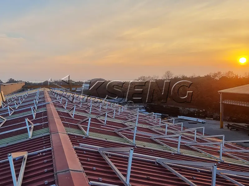 韩国京畿道屋面光伏支架199.52KW