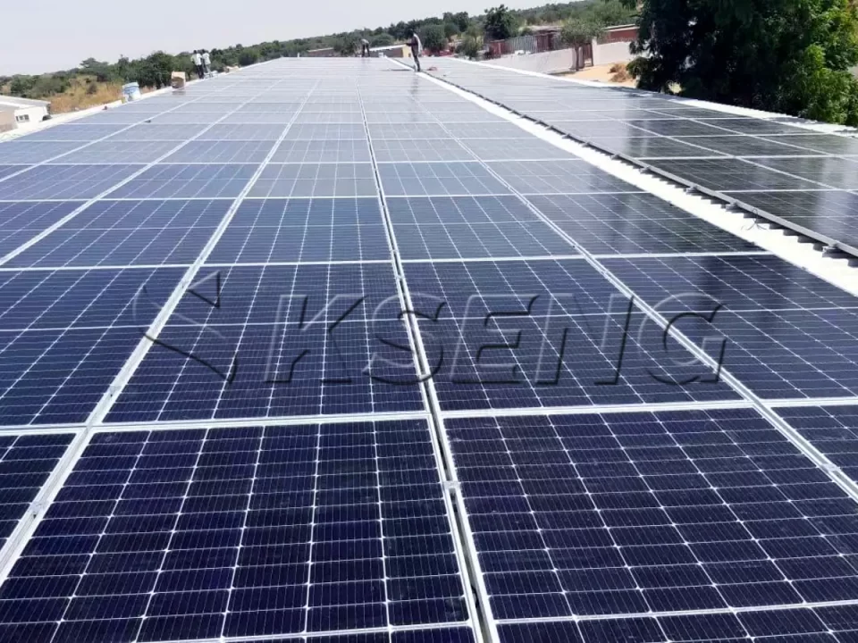 土耳其彩钢瓦屋顶光伏支架100KW