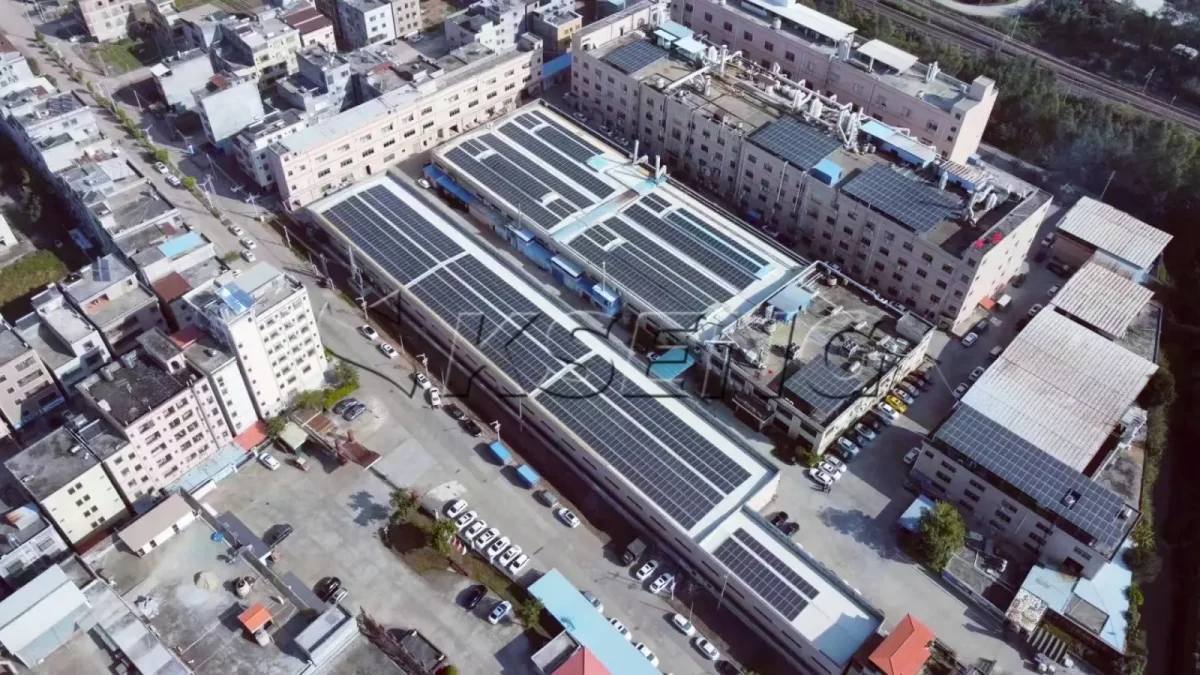 广东华网彩钢瓦屋顶光伏支架1MW