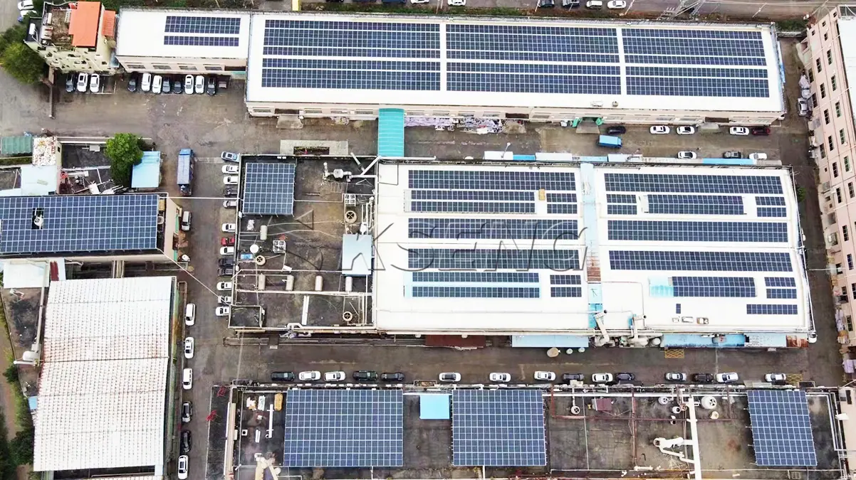 广东华网彩钢瓦屋顶光伏支架1MW