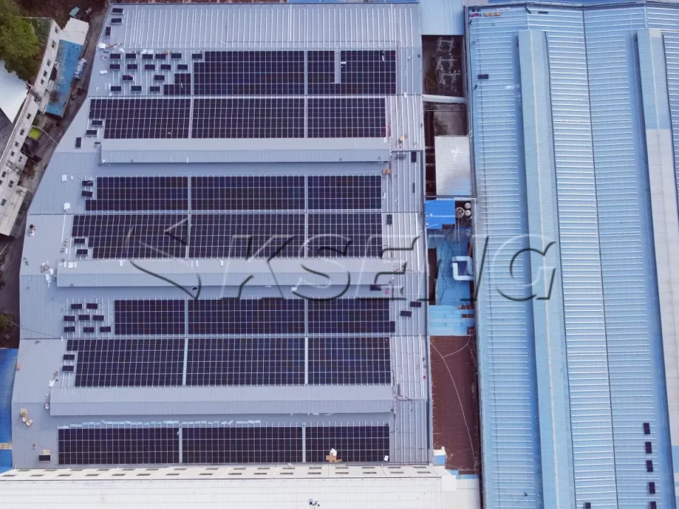 福州永泰彩钢瓦屋顶光伏支架2MW
