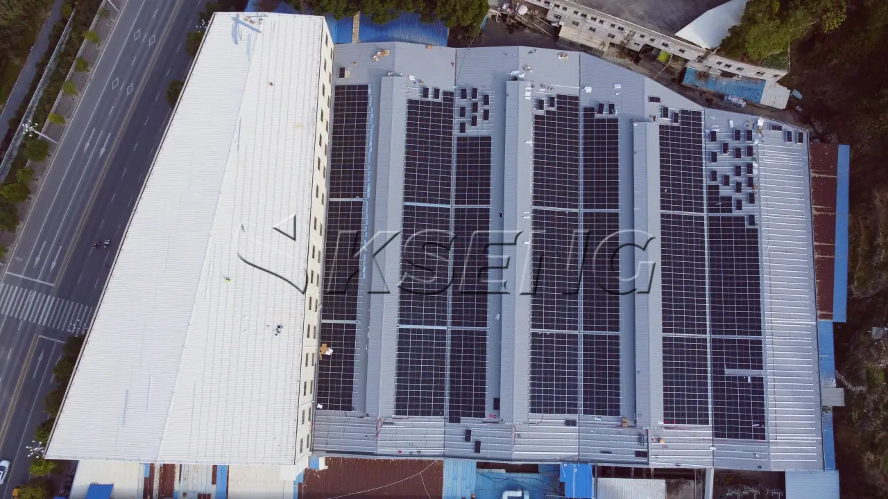 福州永泰彩钢瓦屋顶光伏支架2MW