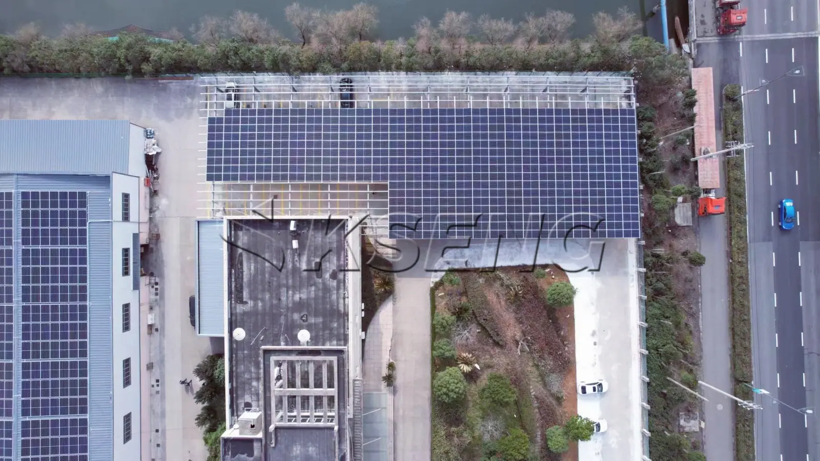 宁波彩钢瓦屋面光伏支架3.7MW