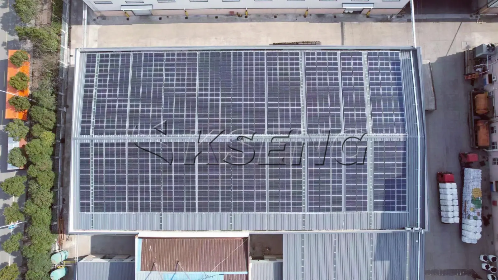 宁波彩钢瓦屋面光伏支架3.7MW