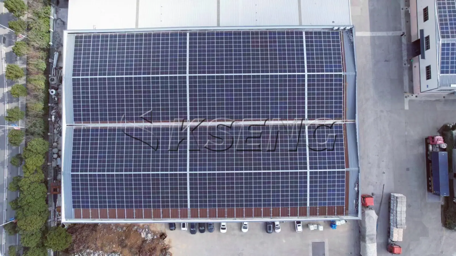 宁波彩钢瓦屋面光伏支架3.7MW