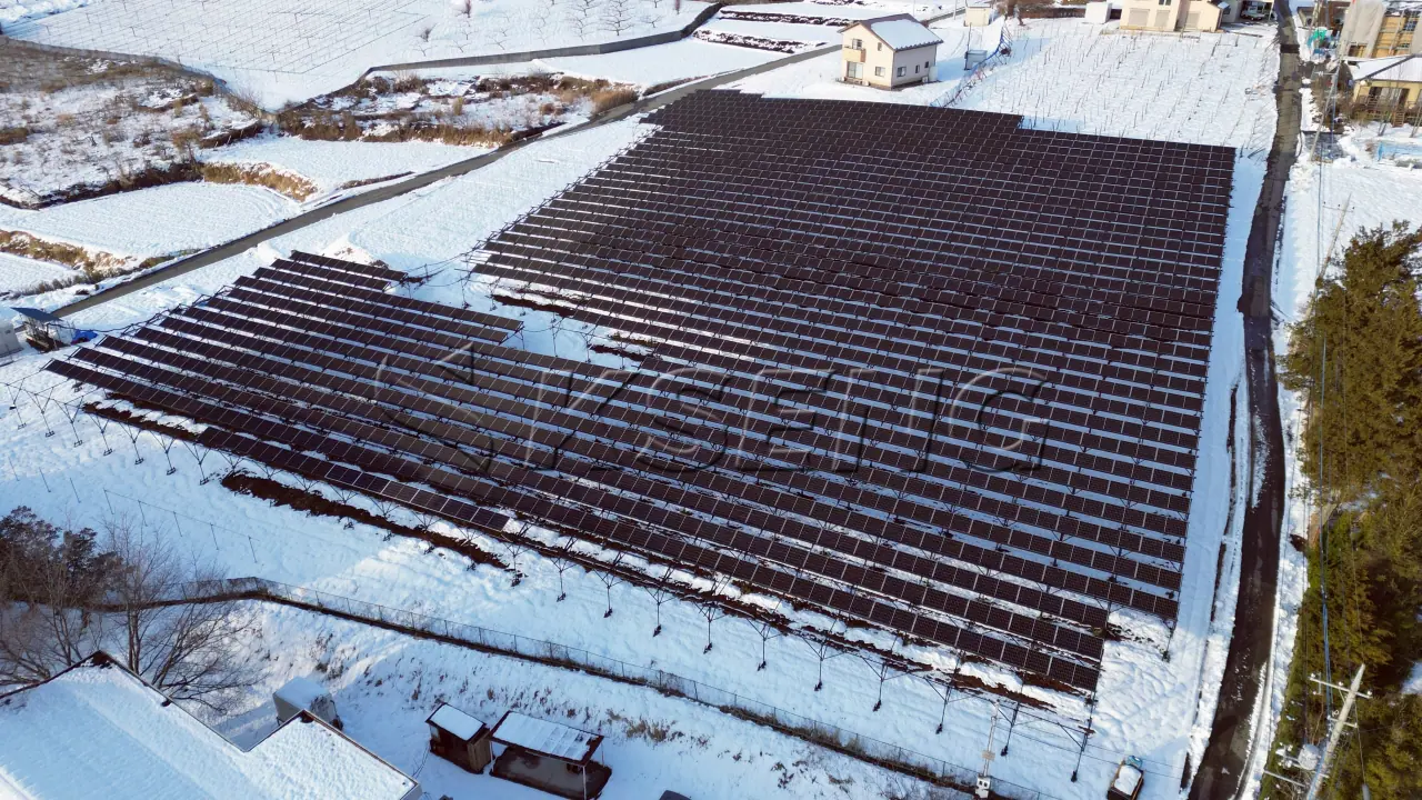 日本山梨县农棚光伏支架500KW