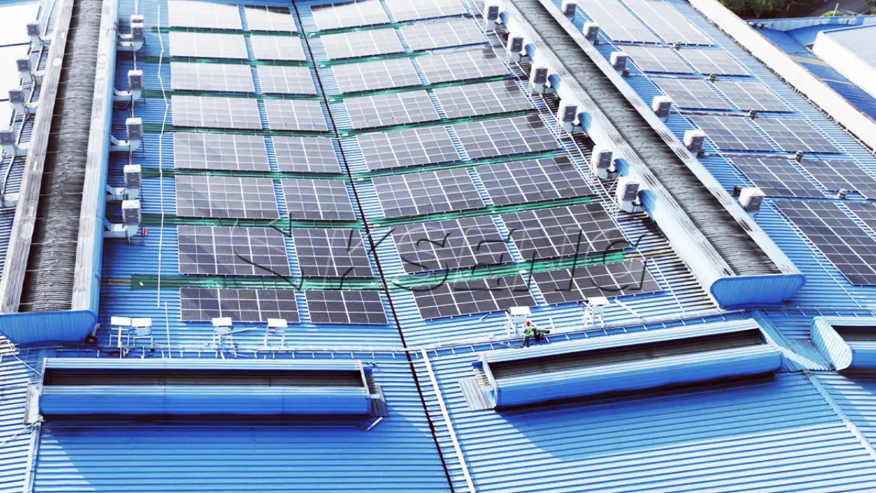 长沙彩钢瓦屋顶光伏支架11MW