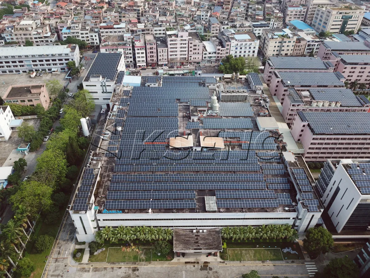 广东台达平屋顶光伏支架6MW