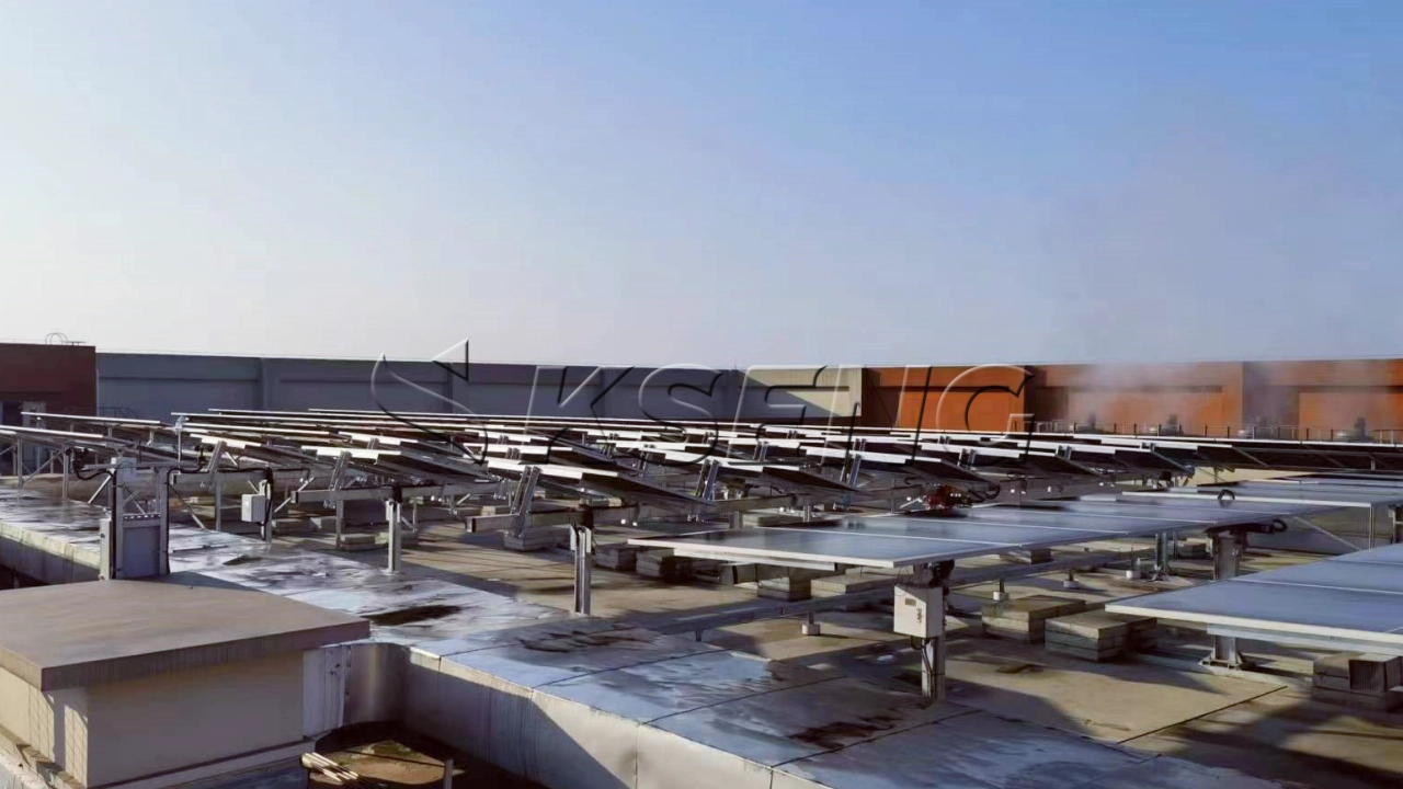成都长城跟踪光伏支架60KW