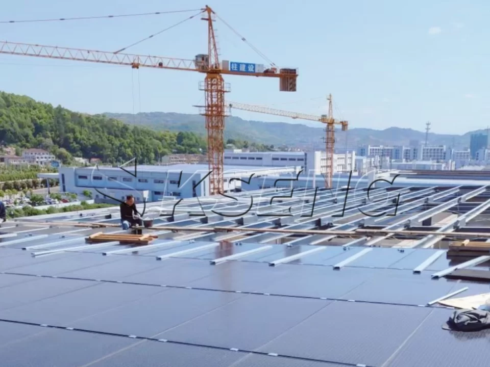 浙江绍兴BIPV光伏支架600KW