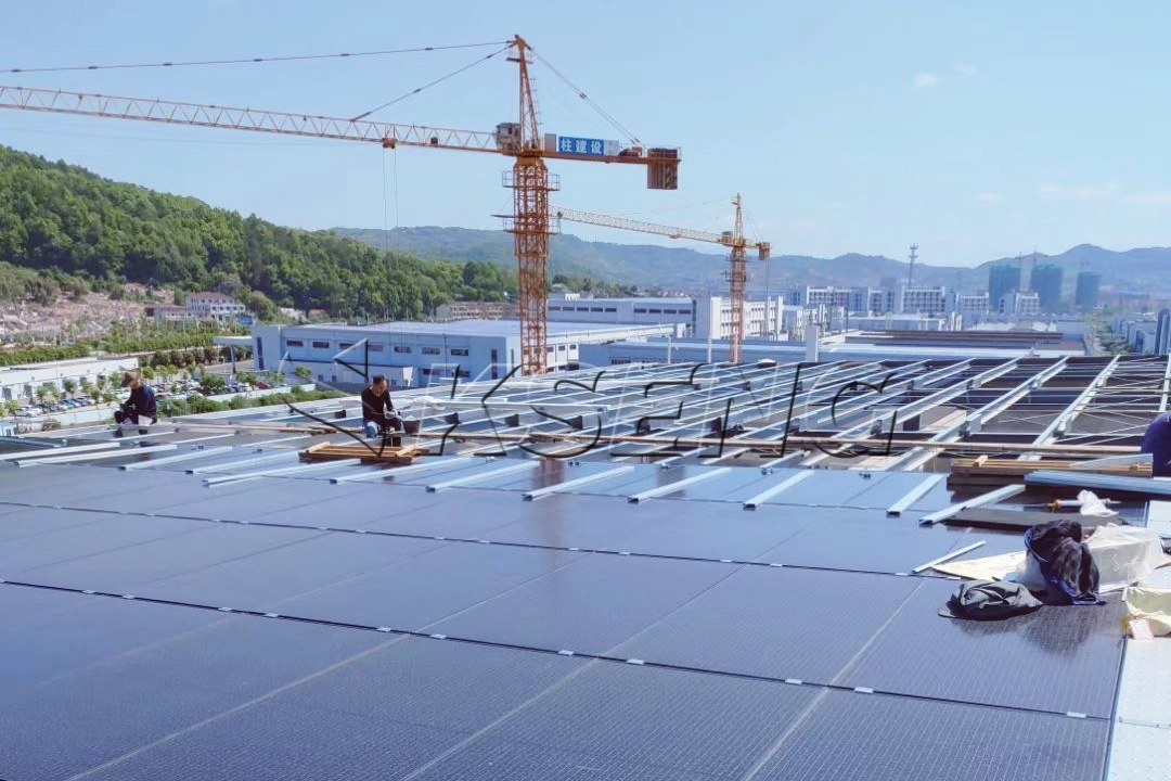 浙江绍兴BIPV光伏支架600KW