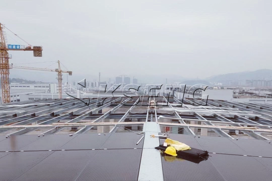 浙江绍兴BIPV光伏支架600KW