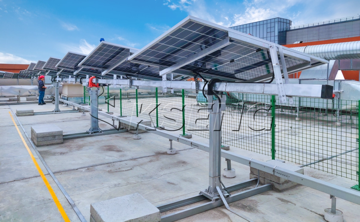 成都长城跟踪光伏支架60KW