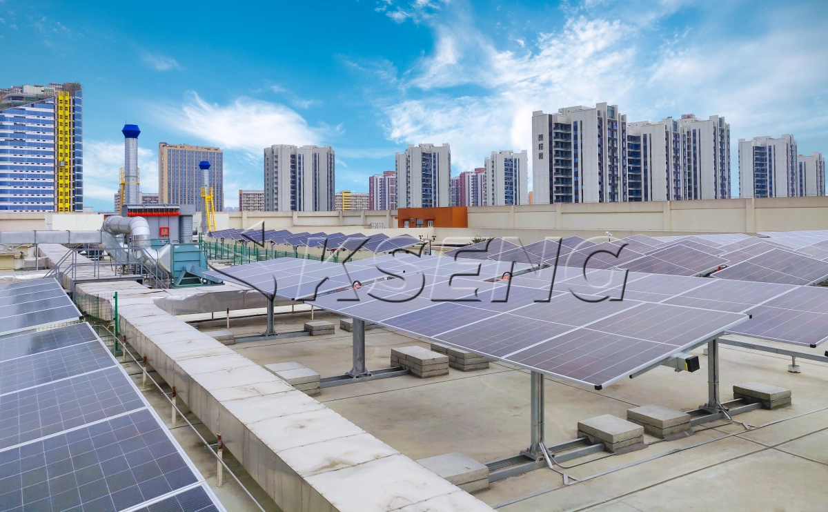 成都长城跟踪光伏支架60KW