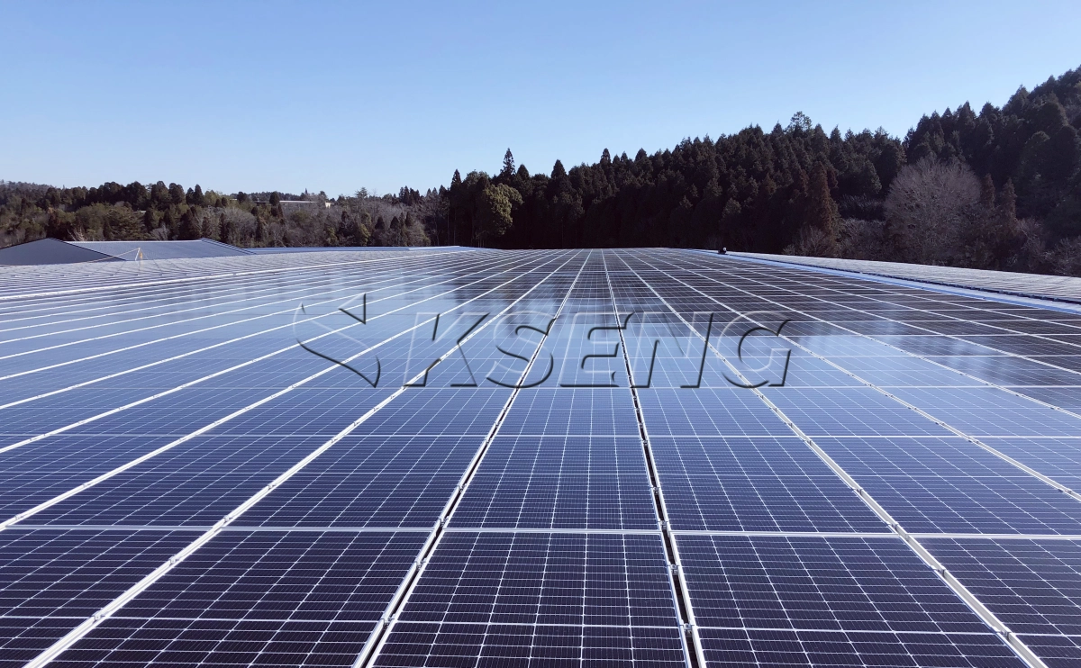 日本岐阜屋顶光伏支架1522.8KW