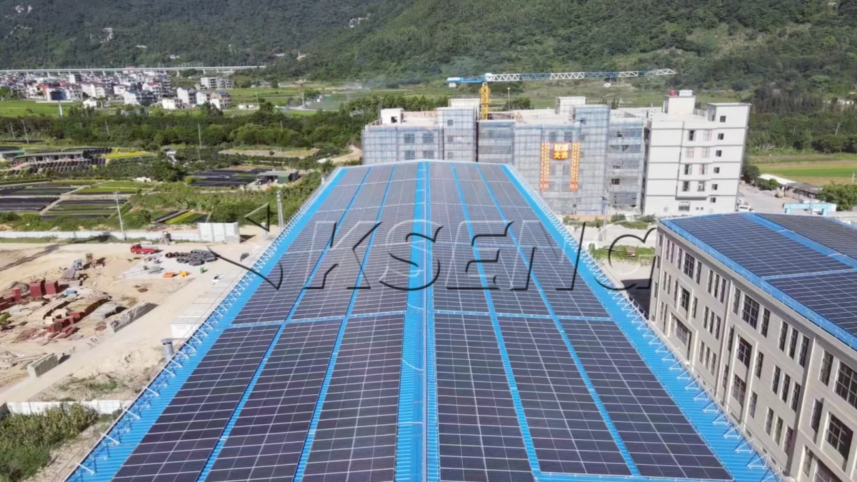 福建福清彩钢瓦光伏支架1.4MW