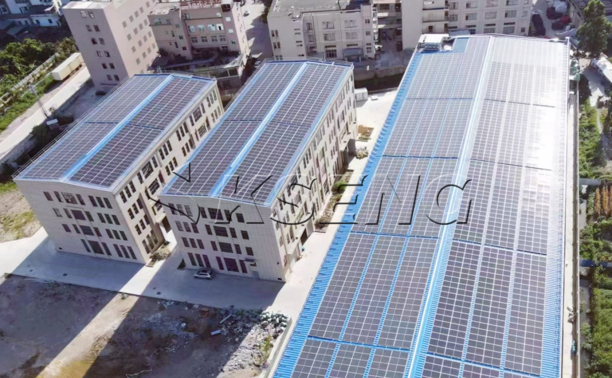 福建福清彩钢瓦光伏支架1.4MW