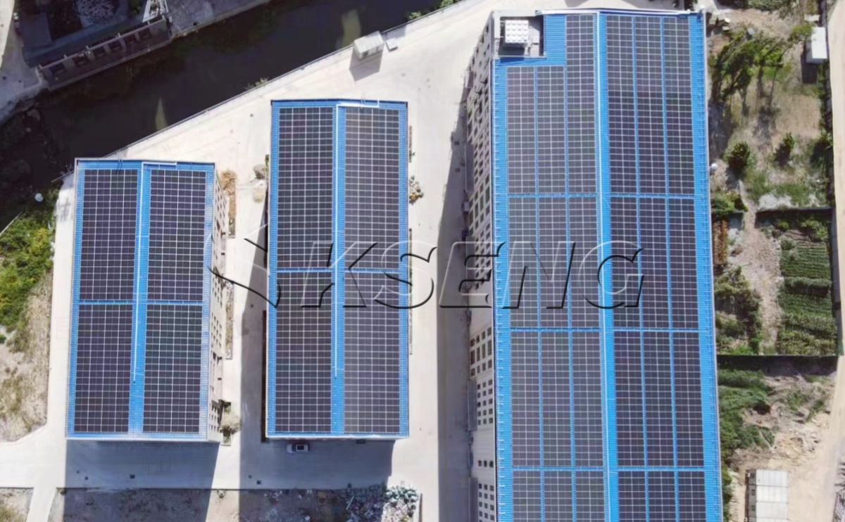 福建福清彩钢瓦光伏支架1.4MW