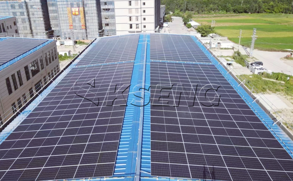 福建福清彩钢瓦光伏支架1.4MW