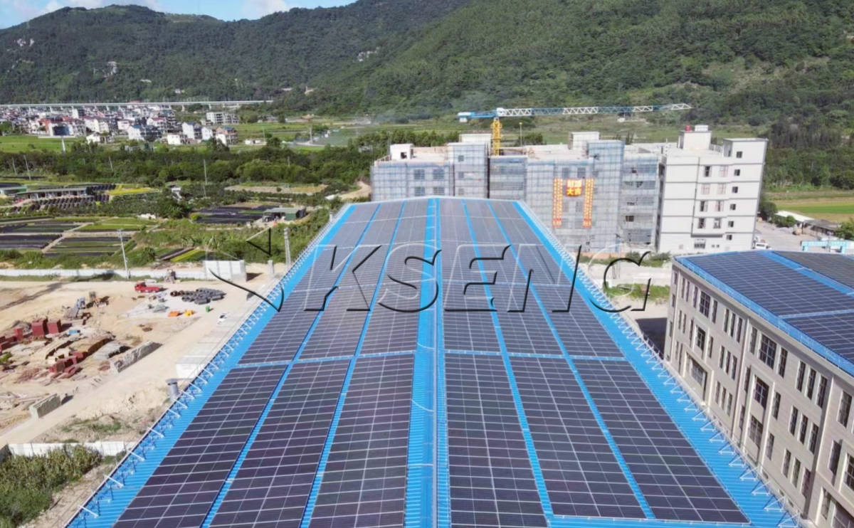 福建福清彩钢瓦光伏支架1.4MW