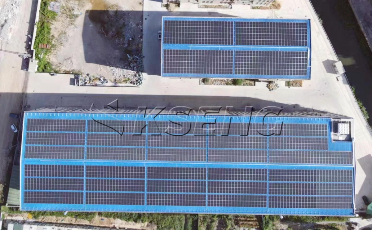 福建福清彩钢瓦光伏支架1.4MW