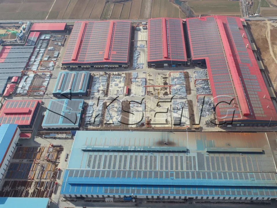 山东青岛彩钢瓦光伏支架19MW