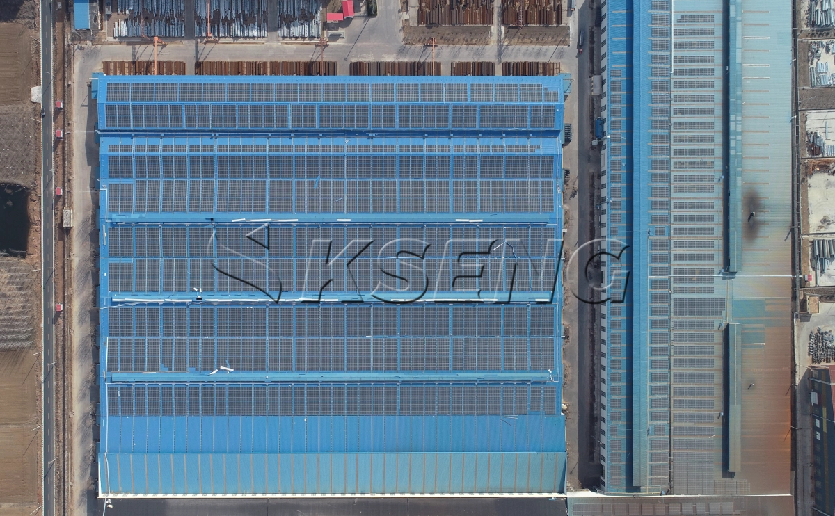 山东青岛彩钢瓦光伏支架19MW