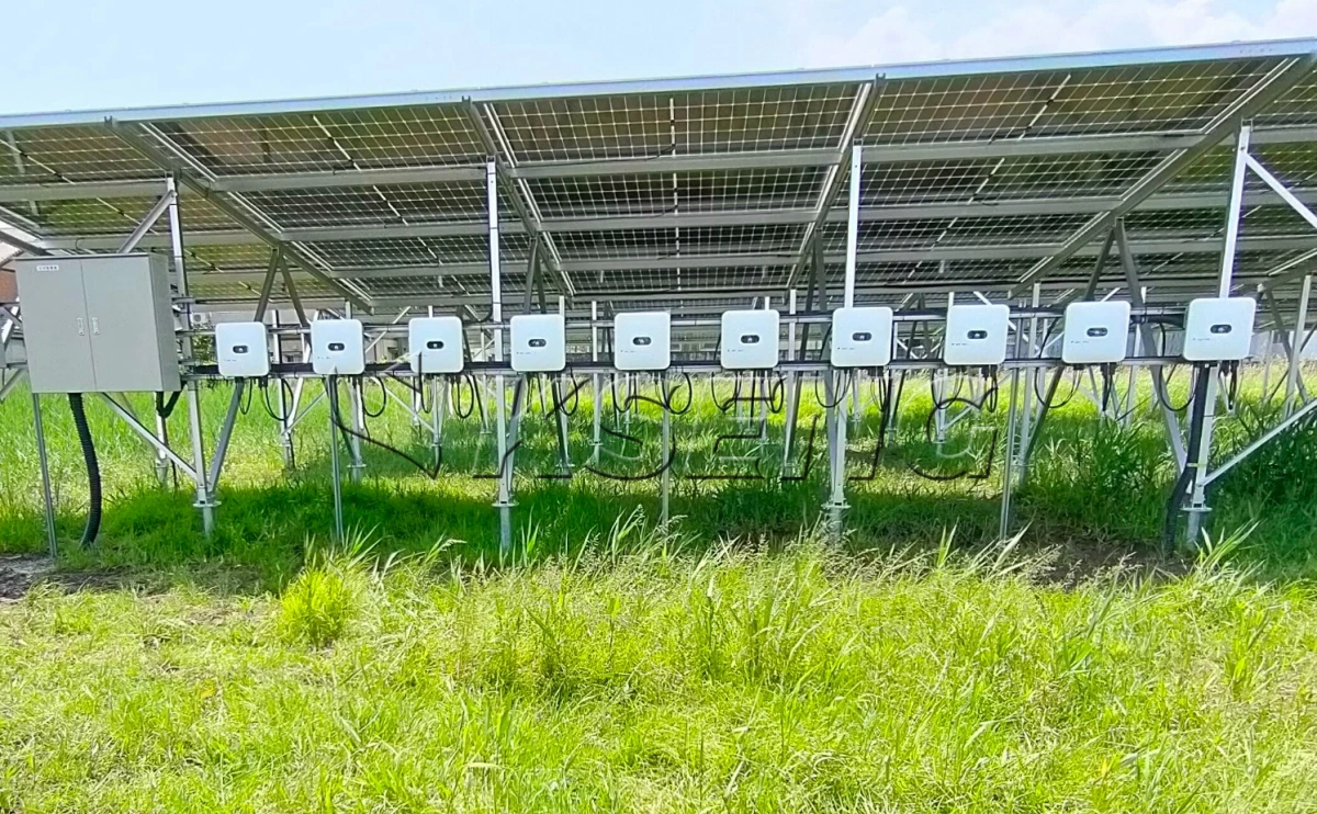 日本福岛地面光伏支架99KW
