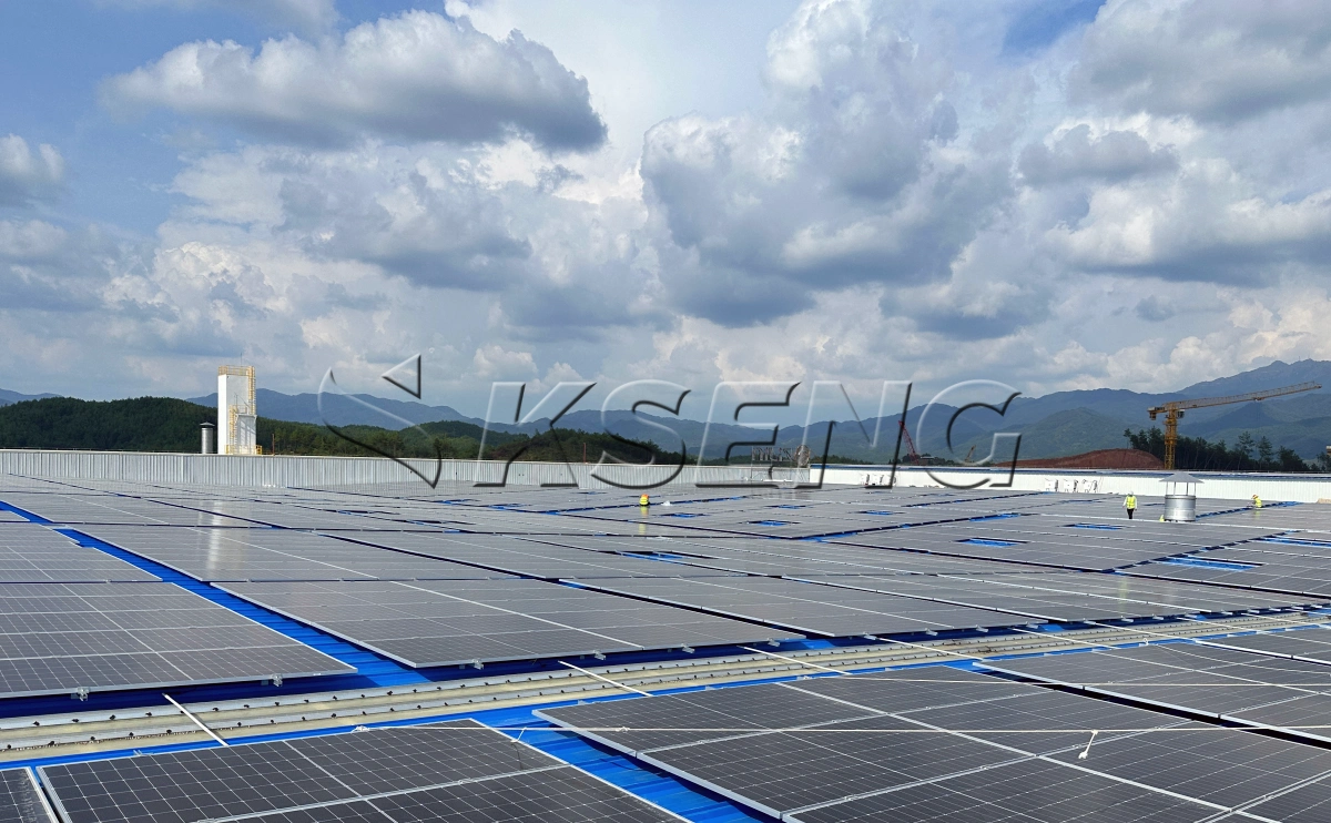 福建龙岩彩钢瓦光伏支架3MW
