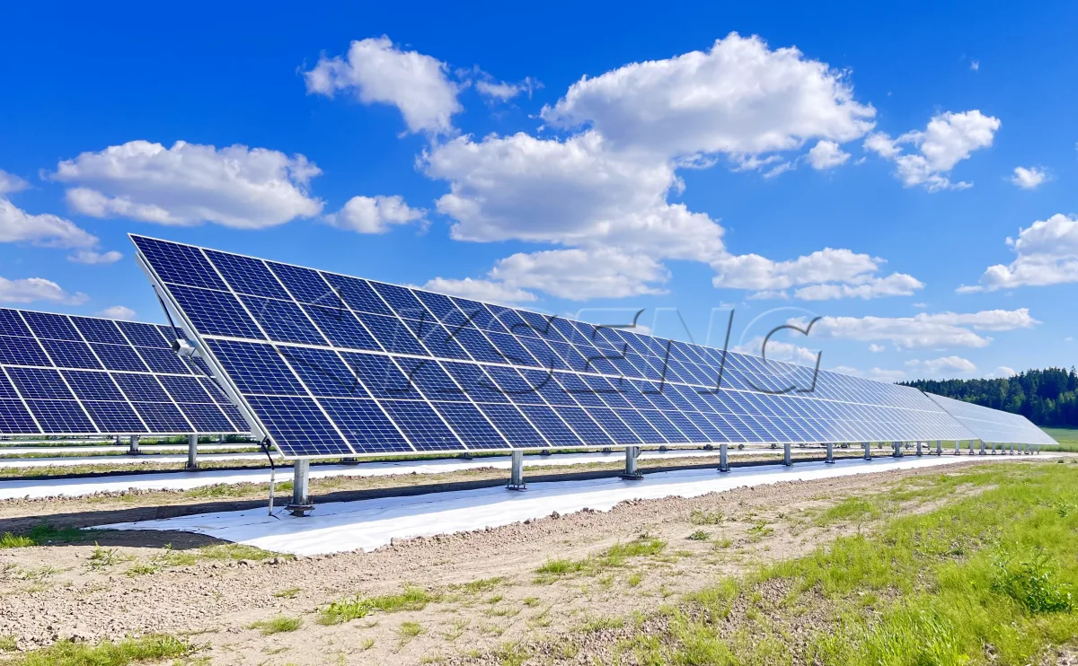 芬兰平单轴跟踪光伏支架1.25MW