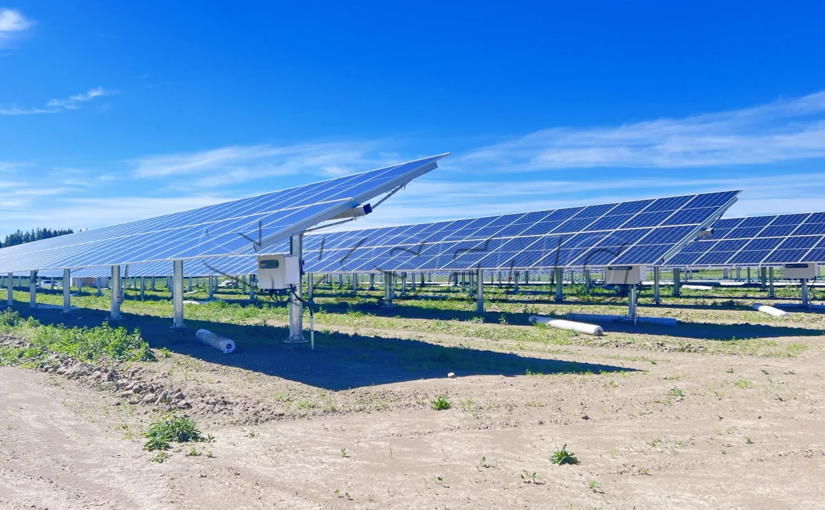 芬兰平单轴跟踪光伏支架1.25MW