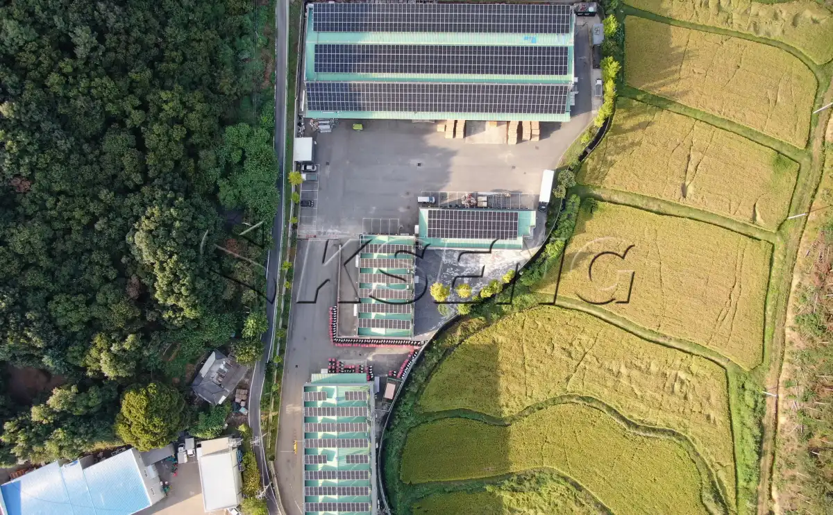 韩国京畿道屋顶光伏支架484.84KW