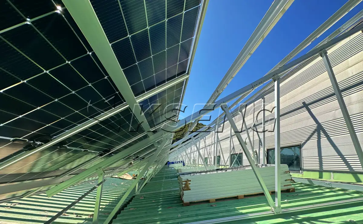 韩国京畿道屋顶光伏支架484.84KW