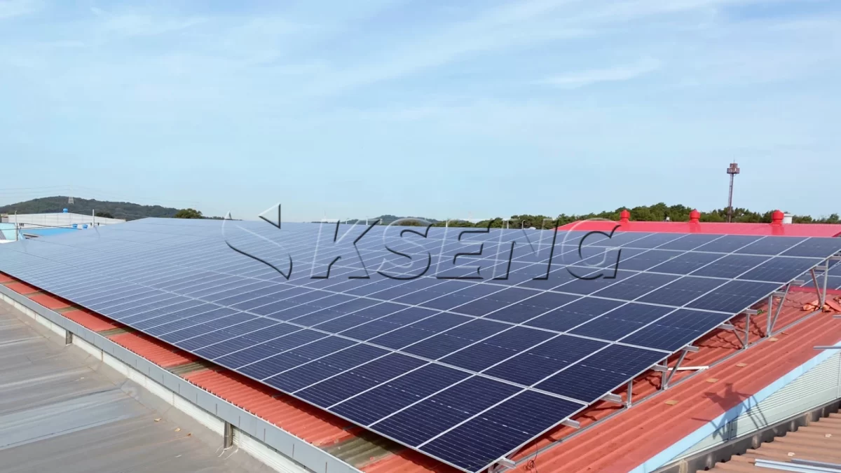 韩国京畿道屋顶光伏支架678.69KW
